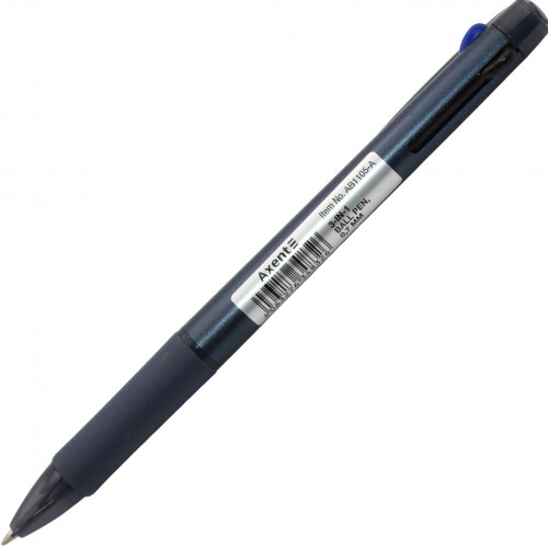 Ручка авт. кульк. "Axent" №AB1105-A TrioLine 3-в1(12)(144)