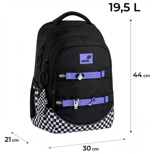 Рюкзак "Kite" Education teens Driving mood 2від.,7карм. №K26-727L