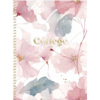 Блокнот пруж. В5 80арк. кліт. "Genius" біл. блок мат. лам. тисн. №B5-SC-080-6146K/Школярик