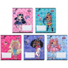 Зошит 12арк. кліт. "Kite" софт тач  + УФ лак LOL №LO26-232(25)(600)