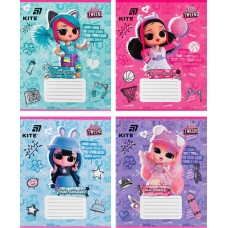 Зошит 12арк. кос. лін. "Kite" Уф лак+глітер LOL №LO26-235(25)(600)