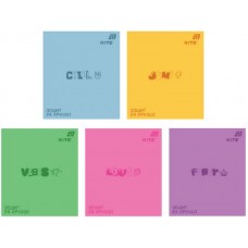 Зошит 24арк. лін. "Kite" софт тач + УФ лак об'ємний One Color №K26-239-1(20)(320)