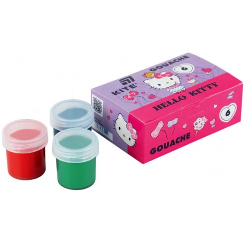 Гуаш "Kite" 6кольор. 20мл №HK26-062 "Hello Kitty"