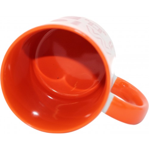 Чашка №2 "Театр" з помаранчевою кольоровою ручкою та серединкою/НСВ/