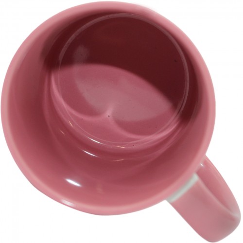 Чашка №9 "Арка" з рожевою кольоровою ручкою та серединкою/НСВ/