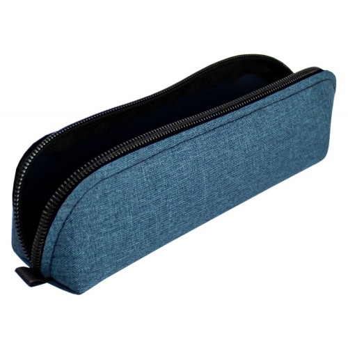 Пенал "Maxi" м'який,трикутний,20,5х5х4см,1від.,темно-синій №MX85517