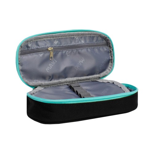 Пенал "Maxi" овальний з відворотом,20х9х5см,1від. №MX85553