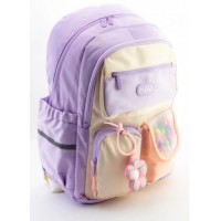 Рюкзак 2від.,5карм. 18" №90187-purple(20)