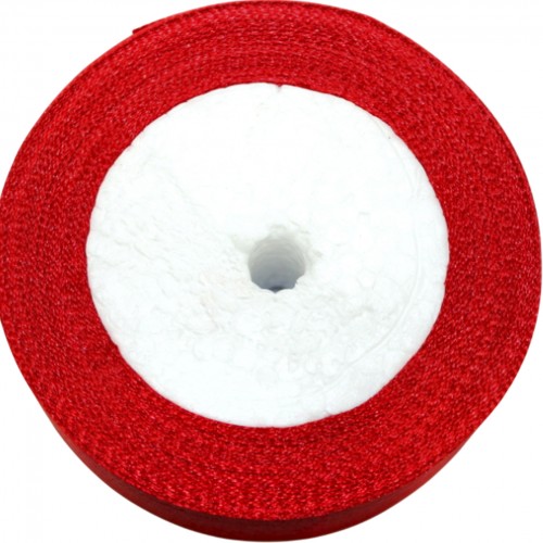 Стрічка атлас "Sindtex" 5смх23м червоний №АЛ5-026