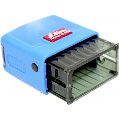 Оснастка для штампа пласт. 38х14мм Shiny №S-852 "Копія" (синя)