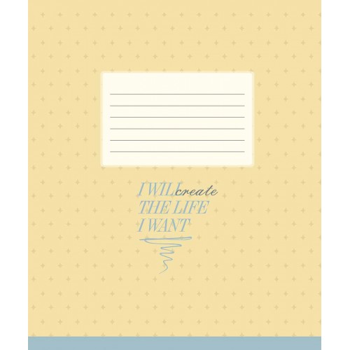 Зошит 18арк. лін. Star "Pastel pattern" ВД-лак №018-3699L(25)(250)