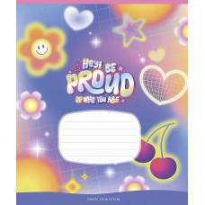 Зошит 18арк. кліт. Star "Cool stickers" ВД-лак №018-3570K(25)(250)