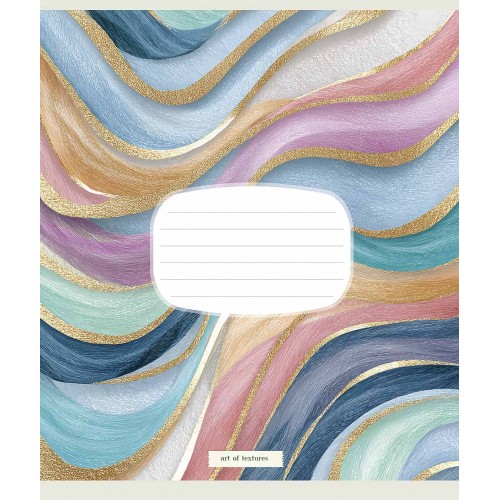 Зошит 18арк. лін. Star "Art of textures" ВД-лак №018-3642L(25)(250)