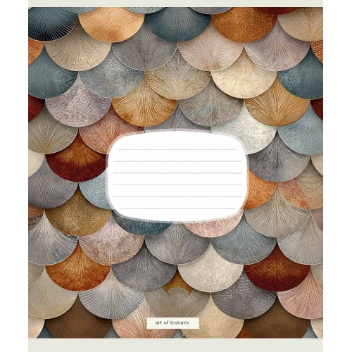 Зошит 18арк. лін. Star "Art of textures" ВД-лак №018-3642L(25)(250)