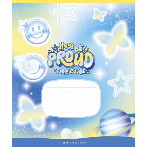 Зошит 18арк. лін. Star "Cool stickers" ВД-лак №018-3570L(25)(250)