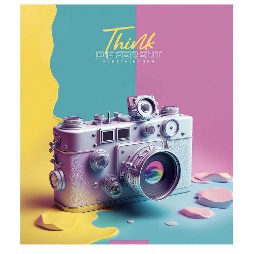 Зошит 96арк. лін. Star "Think different" (дівч.) УФ-лак №096-3395L(5)(60)