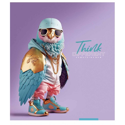 Зошит 96арк. лін. Star "Think different" (дівч.) УФ-лак №096-3395L(5)(60)