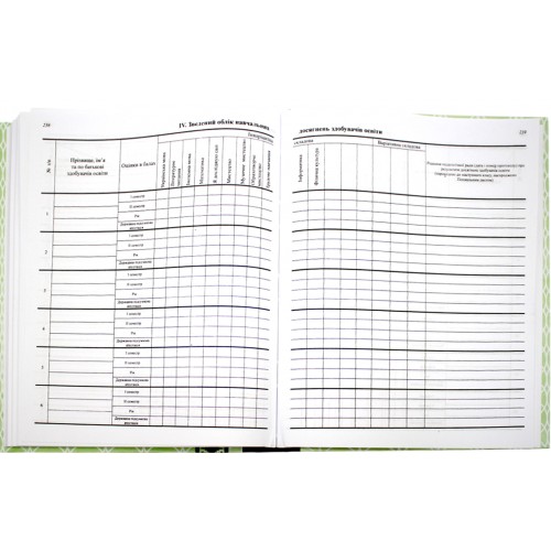 Класний журнал 1-4 класів тв.обкл. 272ст.(10)