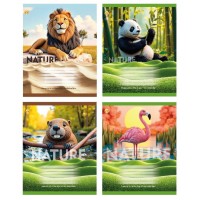 Зошит 12арк. кос.лін. /ТВ/ "Тваринки" №ТА63107(25)(600)