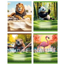 Зошит 12арк. кос.лін. /ТВ/ "Тваринки" №ТА63107(25)(600)