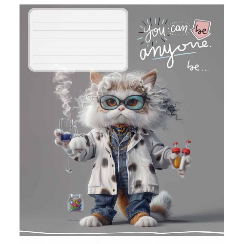 Зошит 12арк. лін. Школярик "You can be anyone" ВД-лак №012-3436L(30)(300)