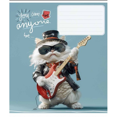 Зошит 12арк. лін. Школярик "You can be anyone" ВД-лак №012-3436L(30)(300)