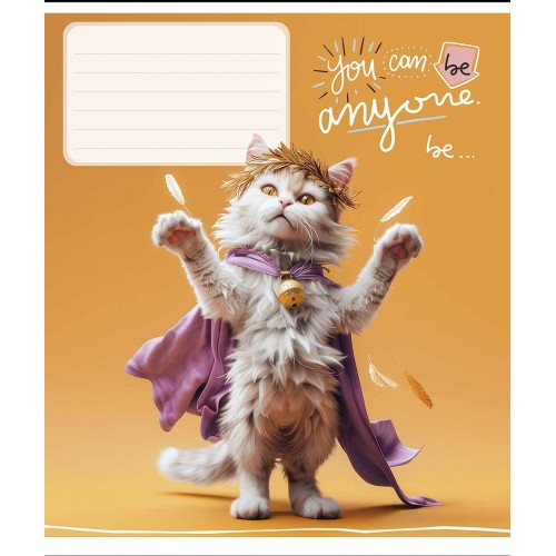 Зошит 12арк. лін. Школярик "You can be anyone" ВД-лак №012-3436L(30)(300)
