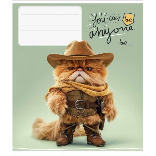 Зошит 12арк. лін. Школярик "You can be anyone" ВД-лак №012-3436L(30)(300)