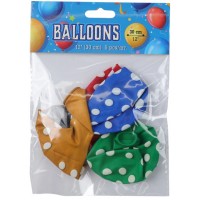 Набір кульок повітр. 12" 5шт мікс кольорів №QQ25015/Мандарин/