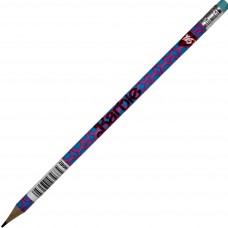 Олівець гр. "Yes" №280647 Barbie HB з фольгою круг. з гумкою,в пласт. тубі(36)(540)