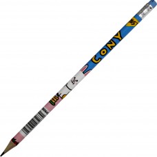 Олівець гр. "Yes" №280642 Line Friends. Sally and Cony круг.з гумкою,в пласт.тубі(36)(540)