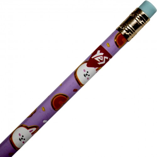 Олівець гр. "Yes" №280643 Line Friends. Cony з фольгою круг. з гумкою,в пласт. тубі(36)