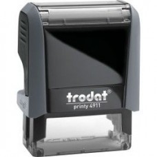 Оснастка для штампа пласт. 38х14мм Trodat №4911 "Вхід №+ дата" (сіра)