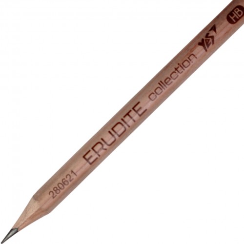 Олівець гр. "Yes" №280621 Erudite Collection HB шестигрн. з гумкою,в пласт. тубі(36)(432)