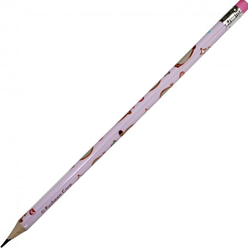 Олівець гр. "Yes" №280676 Pusheen. Rainbow HB круг. з гумкою,в пласт. тубі(36)(540)