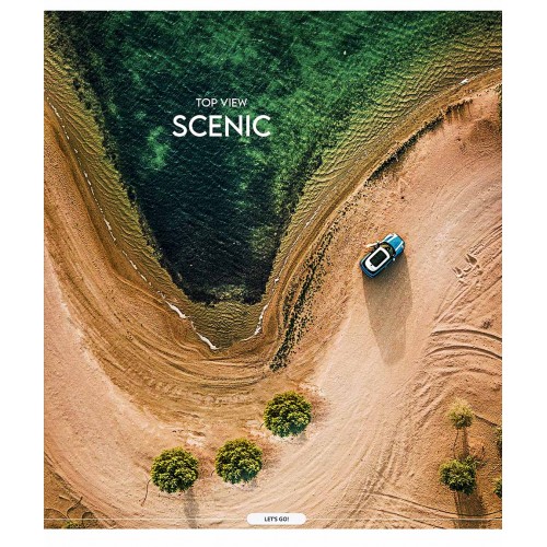 Зошит 60арк. кліт. Star "Top view scenic" УФ-лак №060-3694K(10)(100)