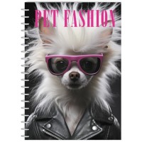 Блокнот пруж. А5 80арк. кліт. пласт. "Economix" №E21958-08(4)(56)