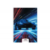 Блокнот пруж. А5 60арк. кліт. пласт. "Maxi" №MX21213-09(6)(76)