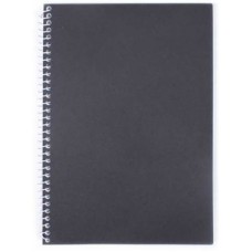 Блокнот пруж. А5 80арк. кліт. пласт. "Economix" №N20220-01