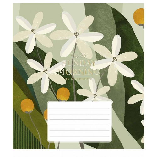 Зошит 24арк. лін. Школярик "Lovely blooming" виб. УФ-лак №024-3674L(25)(200)