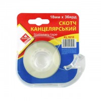 Стрічка клейка канц. "KLERK" 18ммх36м №KL1610