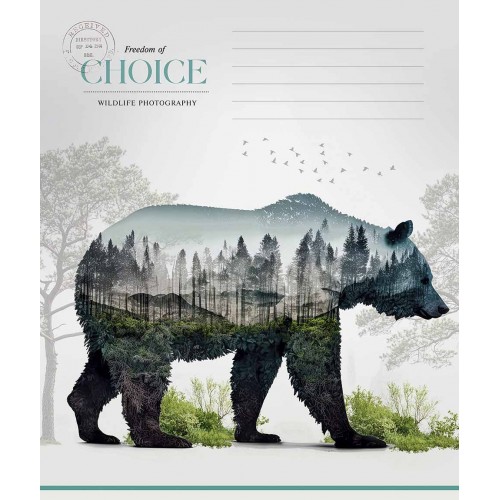 Зошит 24арк. кліт. Star ВД-лак №024-3633K(25)(200)