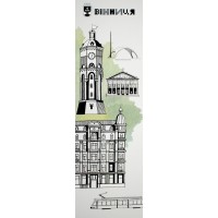 Закладка №3 "Архітектіра Вінниці" 50х165мм/НСВ/