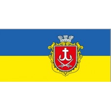 Прапорець №3 "Герб Вінниці на прапорі" (25х12) двостор. з пласт. одноріжковою підставкою