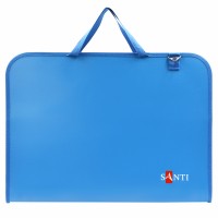 Папка-портфель "Santi" №492283 A3 пласт. для ескізів синя
