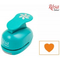 Дирокол "Rosa Talent" Серце фігурне 1,6см №881030(12)