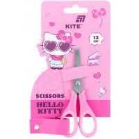 Ножиці дит. "Kite" №HK26-123 Hello Kitty 13см гумові вставки