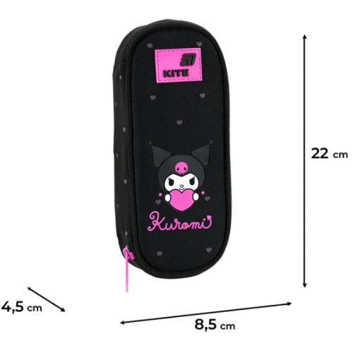 Пенал "Kite" Kuromi 1від.,м'який №HK26-599-2