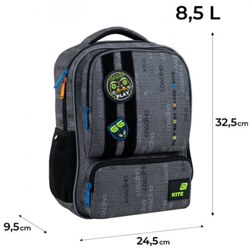Рюкзак "Kite" Kids Good Game 1від.,3карм. №K26-538XS-3