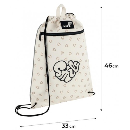 Сумка для взуття "Kite" Shimmer&Smile 1від.1карм. №K26-601M-31